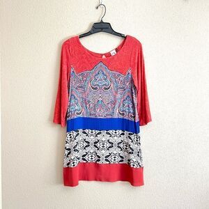 Anthropologie Gia Paisley Boho Tunic